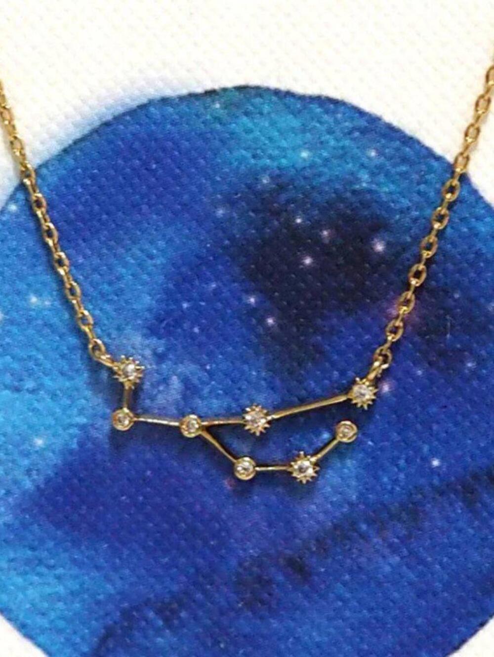 Anthropologie Tai Zodiac Constellation Necklace Virgo
